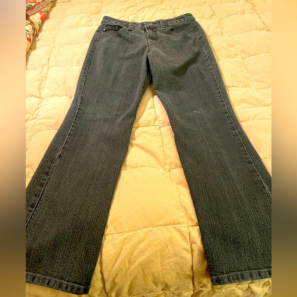Bandolino Women 6 Mandie Jeans Blue Denim Straight Leg Regular Fit
